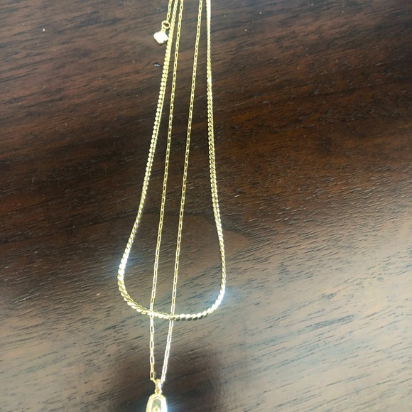 NWT Kendra Scott Rue Necklace gold - Picture 6 of 6